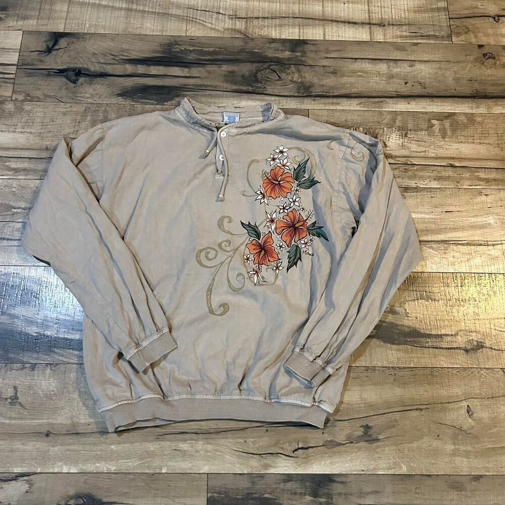 Crazy-shirts Women's Tan and Cream Shirt